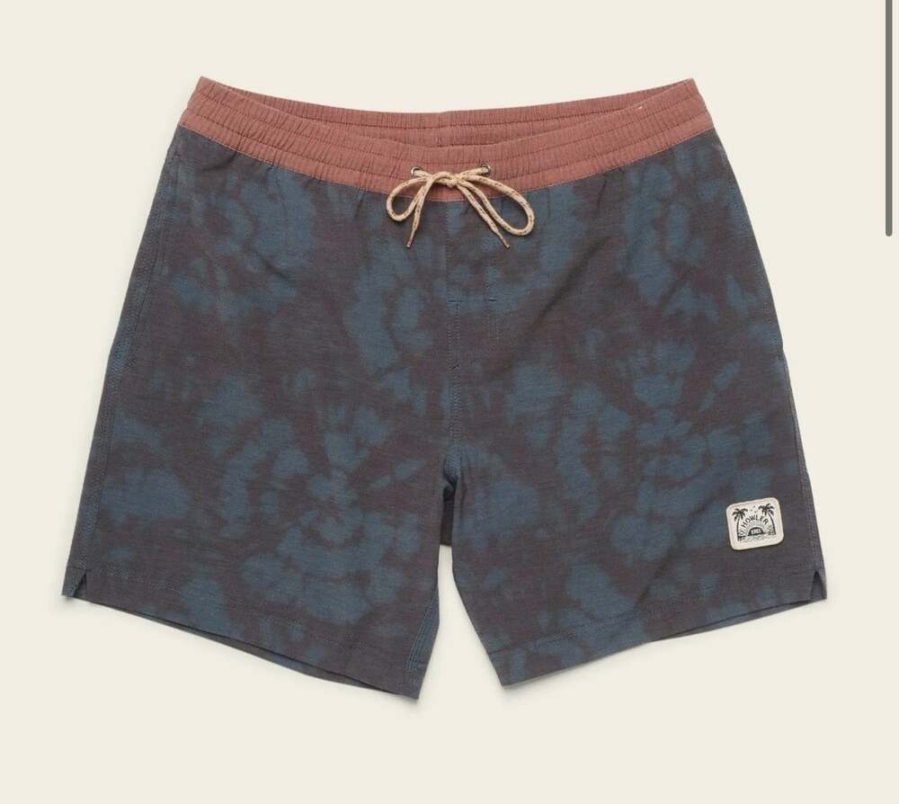 Howler Brothers Men’s Sz Small Deep Set Boardshorts Swim Trunks Cycle Dye: Navy
